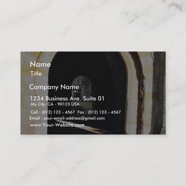 Tor in der alten Abtei Visitenkarte (Vorderseite)