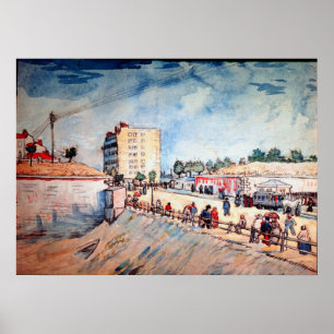 Tor in der Pariser Stadtmauer von Vincent van Gogh Poster