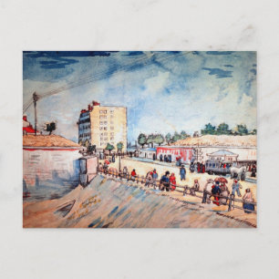 Tor in der Pariser Stadtmauer von Vincent van Gogh Postkarte