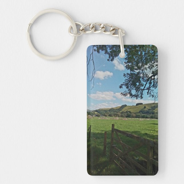 Tor, ins Feld Schlüsselanhänger (Vorderseite)