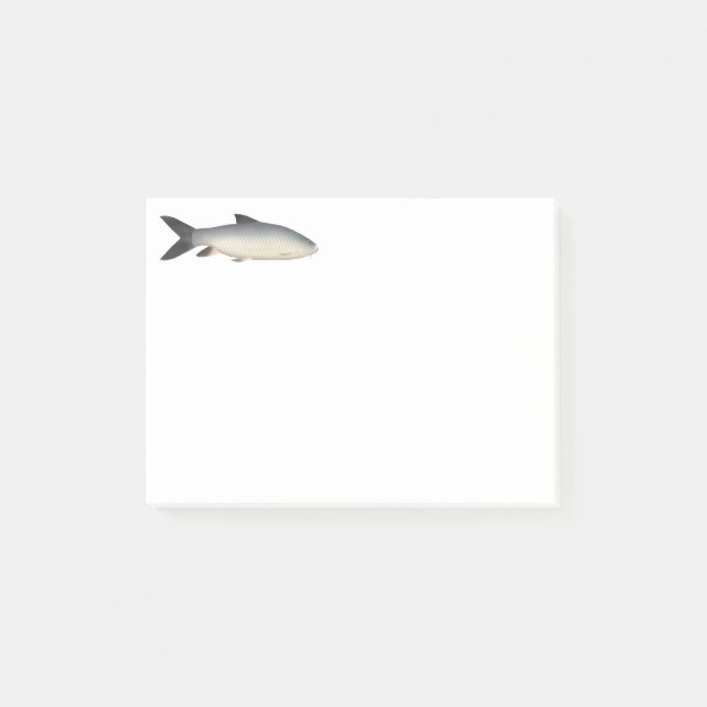 Tor Mahseer Post-it Klebezettel (Vorderseite)