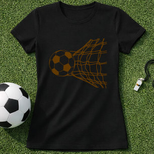 Tor Netz Fußball; Fußball Torschuss T-Shirt