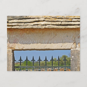 Tor und Schlussstein mit Montrachet verziert, Postkarte