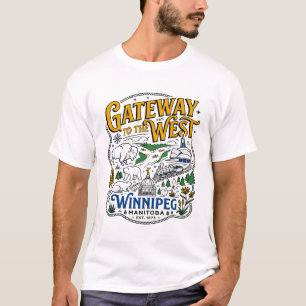 Tor zum Westen Winnipeg Manitoba Kanada T-Shirt