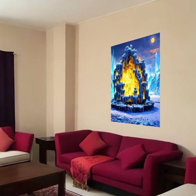 Tor zur Hölle | AI Art Poster (Von Creator hochgeladen)