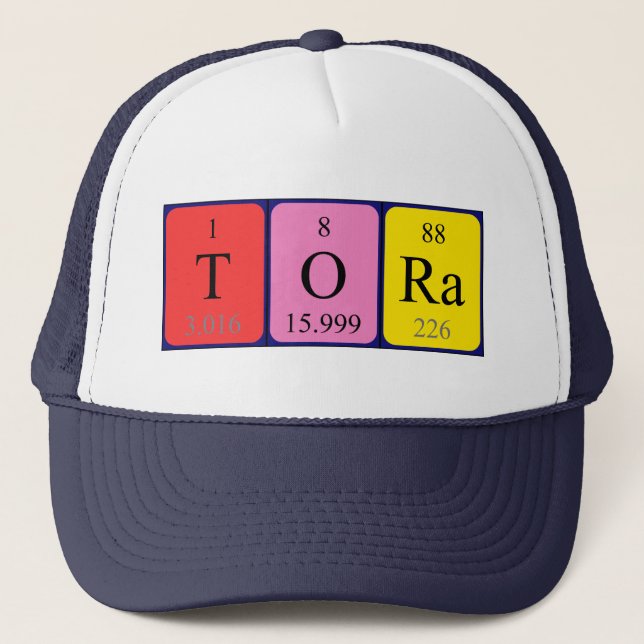 Tora Periodenname Truckerkappe (Vorderseite)