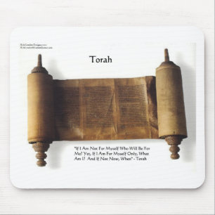 Torah "Wenn nicht für mich selbst" Weisheit Zitat Mousepad