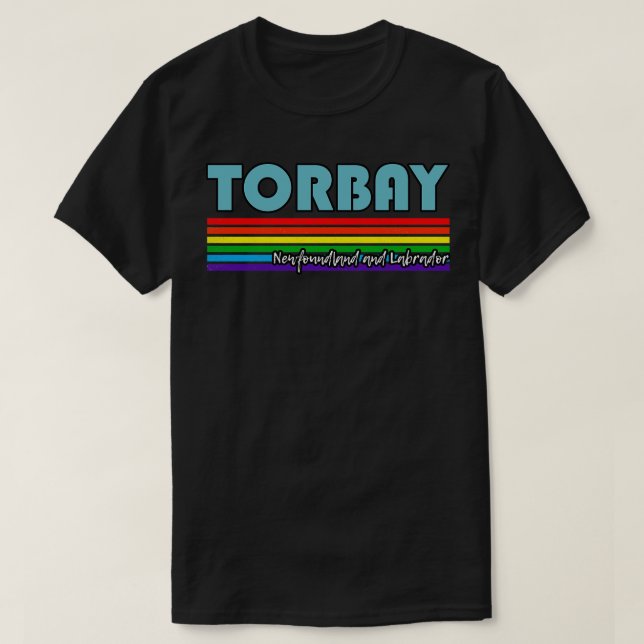 Torbay Neufundland und Labrador Pride Torbay LGB T-Shirt (Design vorne)