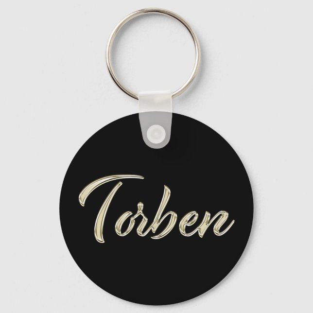 Torben Button Name Schlüsselanhänger (Vorderseite)