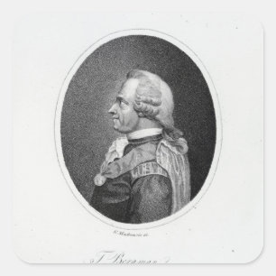 Torbern Olof Bergman Quadratischer Aufkleber