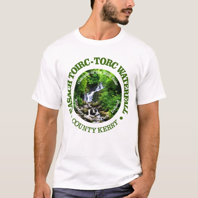 Torc Waterfall (rd) T-Shirt (Vorderseite)