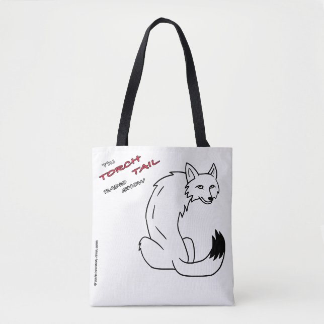 Torch Schwanz & Leaping Coyote auf einem Totbeutel Tasche (Vorderseite)