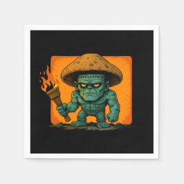 Torch & Temper – Mushroom Beast Design Serviette