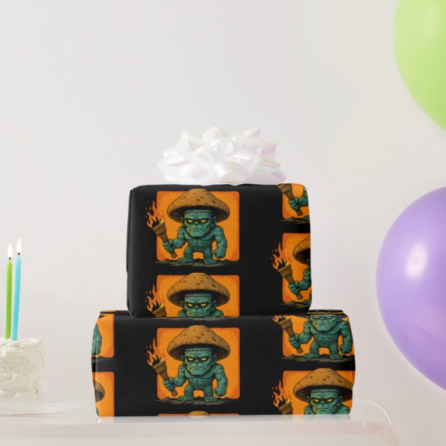Torch & Temper-Pilz-Bestie Geschenkpapier (Partygeschenke)