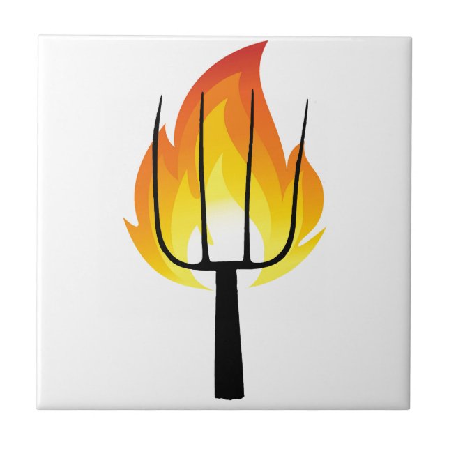 Torch und Pitchfork Fliese (Vorderseite)