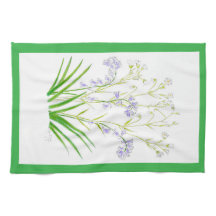 Torchon à thé Bleuets et Stitchwort