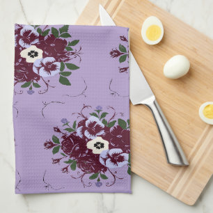 Torchon Bouquet de Violettes