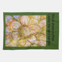 Torchon Camellia Jaune
