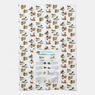 Torchon de cuisine avec canards en fond