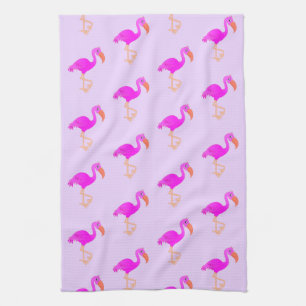 Torchon de cuisine Flamant Rose