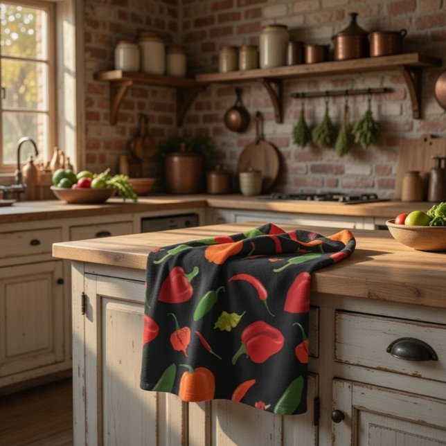Torchon de cuisine Poivrons Piquants (Créateur téléchargé)
