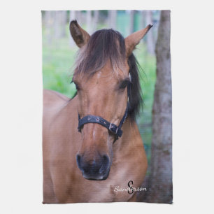 Torchon de cuisine pour cheval de Fjord norvégien