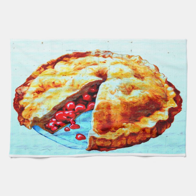 torchon tarte aux cerises (Horizontal)