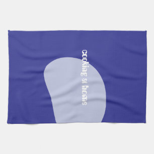 Torchons de cuisine avec design bleu frais et neut