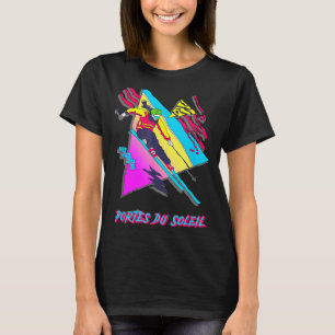 Tore der lebendigen Sonne Retro-Skiing Ski Skifahr T-Shirt