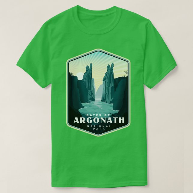 Tore des Argonath-Nationalparks T-Shirt (Design vorne)
