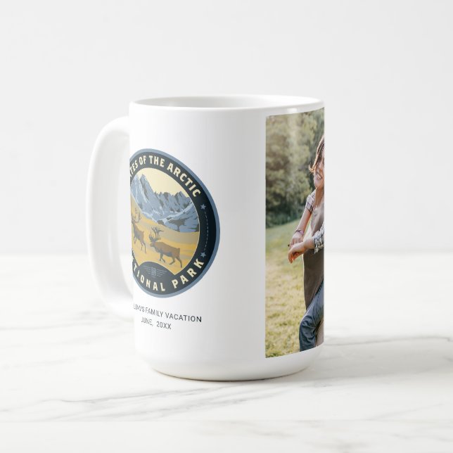 Tore des Arktischen Nationalparks Kaffeetasse (Vorderseite Links)