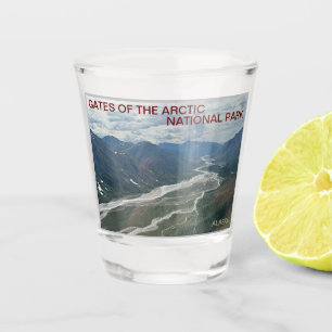 Tore des Arktischen Nationalparks Schießglas Schnapsglas
