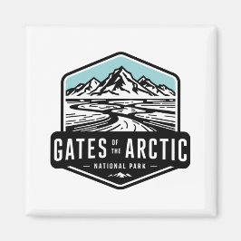 Tore des Arktischen Nationalparks und des Natursch Magnet