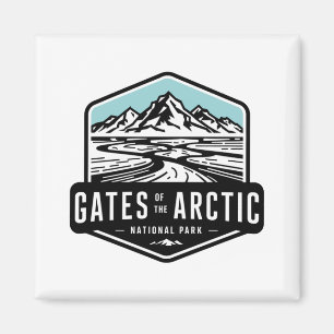 Tore des Arktischen Nationalparks und des Natursch Magnet