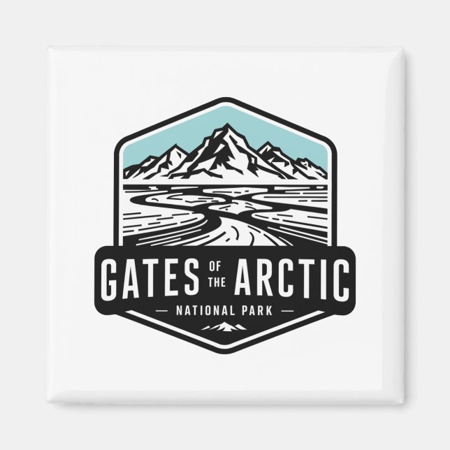 Tore des Arktischen Nationalparks und des Natursch Magnet (Vorne)