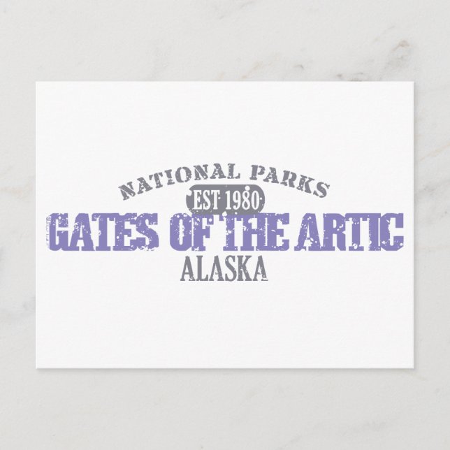 Tore des Artischen Nationalparks Postkarte (Vorderseite)