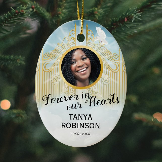 Tore des Himmels - Gedenkfeier Keramik Ornament (Von Creator hochgeladen)