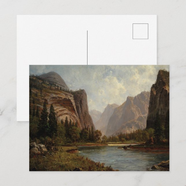 Tore des Yosemite - Albert Bierstadt Postkarte (Vorne/Hinten)
