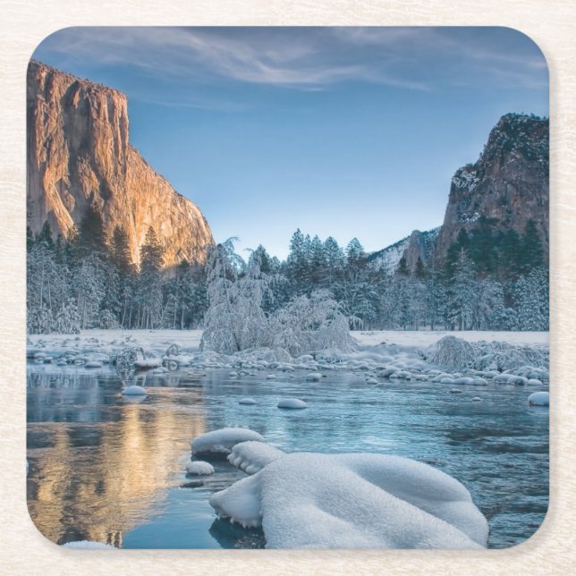 Tore in Yosemite Rechteckiger Pappuntersetzer (Vorderseite)