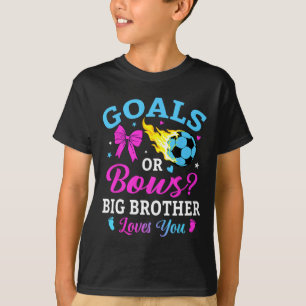 Tore oder Schleifen großer Bruder liebt dich Fußba T-Shirt