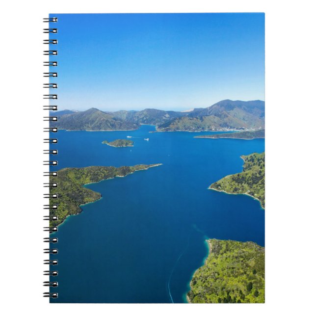 Torea Bay, Queen Charlotte Sound, Marlborough Notizblock (Vorderseite)