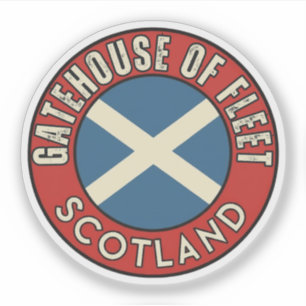 Torhaus von Fleet, Schottland Aufkleber
