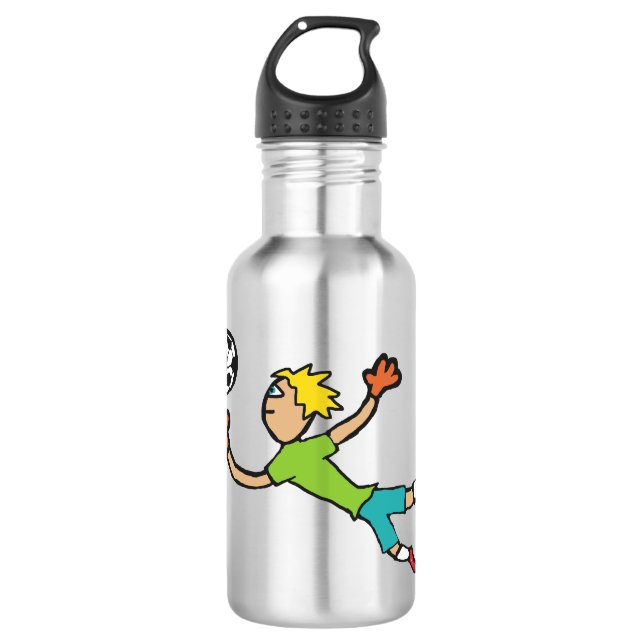 Torhüter Edelstahlflasche (Vorderseite)