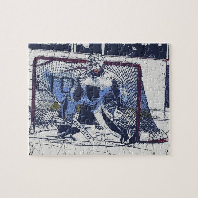 Torhüter - Eishockey-Goalie (Horizontal)