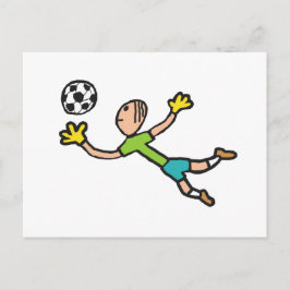 Torhüter Postkarte