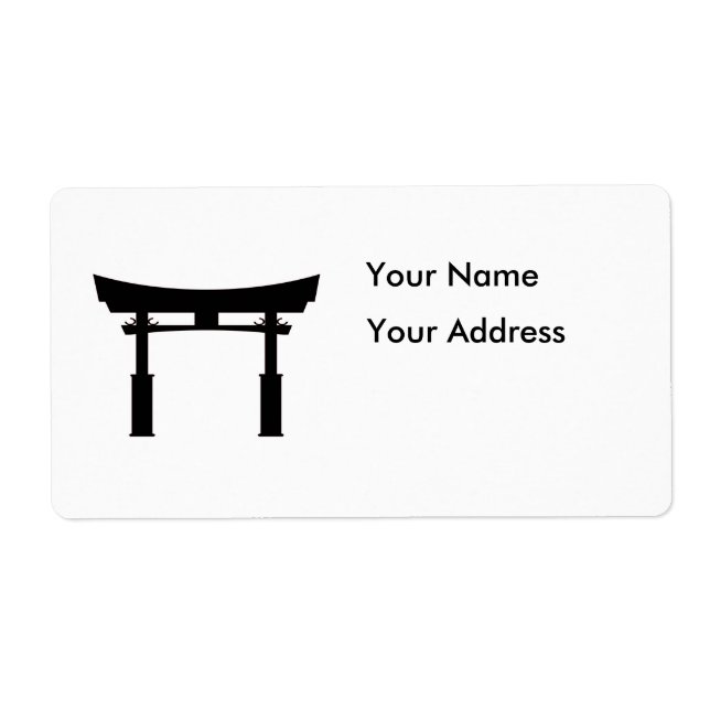 Tori Gate Silhouette (Vorne)