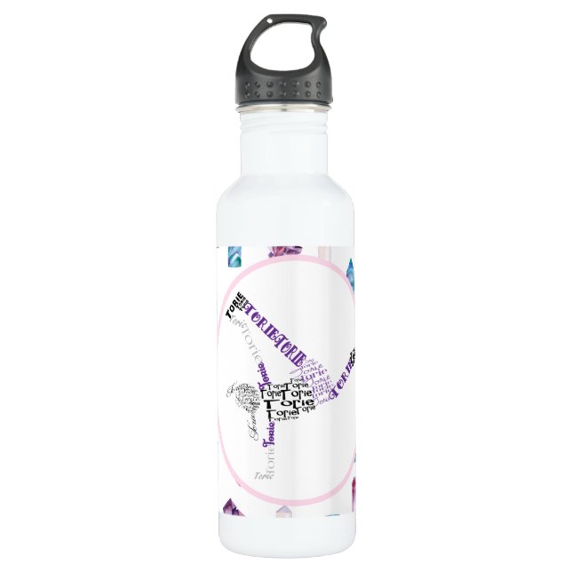 Torie angesagtes Hopfenpersonalisiertes Edelstahlflasche (Vorderseite)