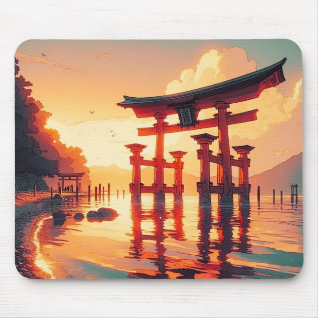 Torii des aufsteigenden Lichtes Mousepad (Vorne)