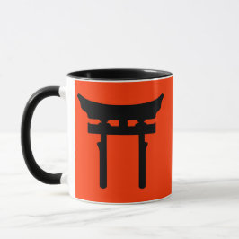 torii gate (rot) tasse