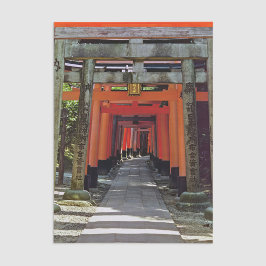 Torii Gates - Kyoto, Japan, Asien Seidenpapier